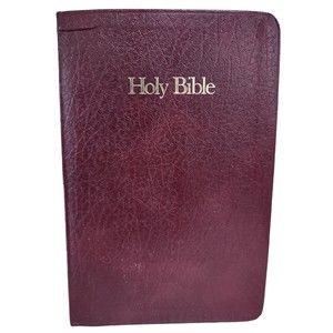 Holy Bible KJV New American Bible Catholic Edition 1970 Burgandy Nelson 9053R